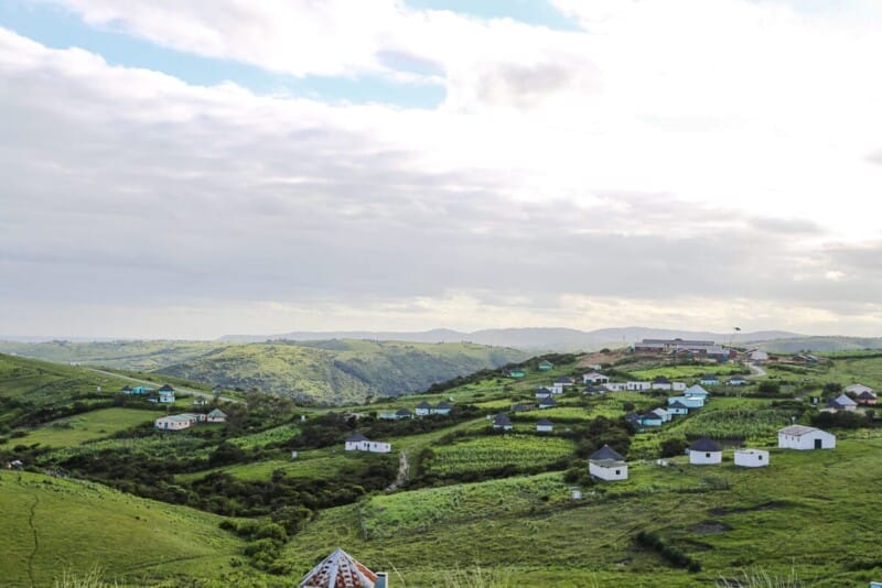 Rolling green hills in Africa