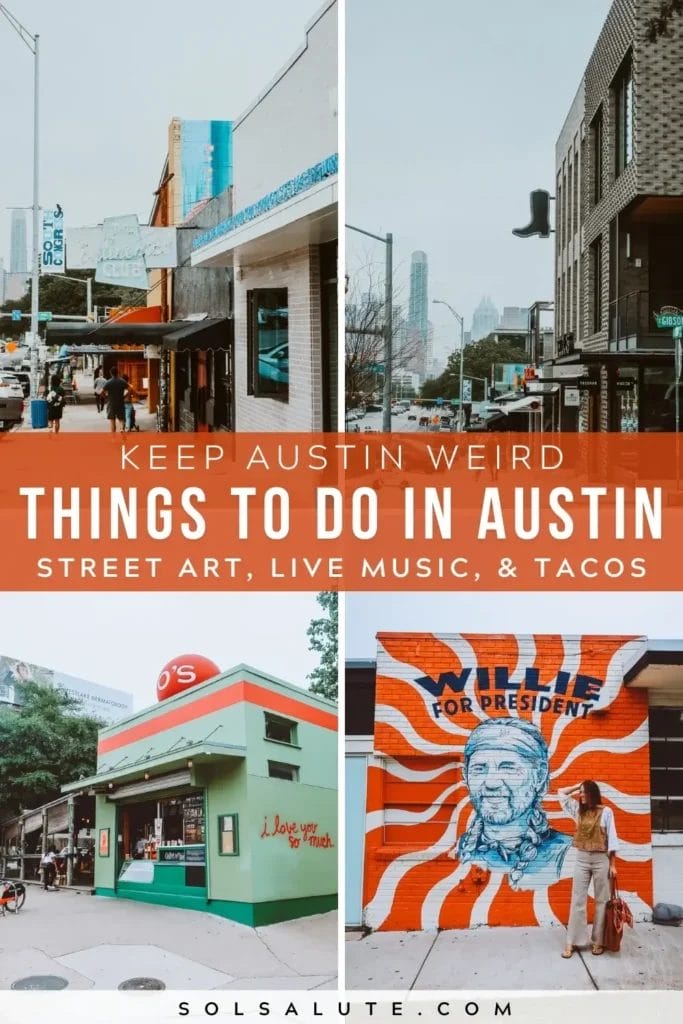 Things to do in Austin Texas | Austin Things to do | What to do in Austin Tx | Where to go in Austin | Things to see in Austin | Austin Attractions | The ideal Austin itinerary | Where to shop in Austin | How to see bats in Austin | Barton Springs Austin | Zilker Park Austin | Things to do in Texas | Texas Travel inspiration | Best murals in Austin | Austin street art guide | Texas road trip | Texas travel guides | Texas travel tips | Where to stay in Austin | Where to eat in Austin