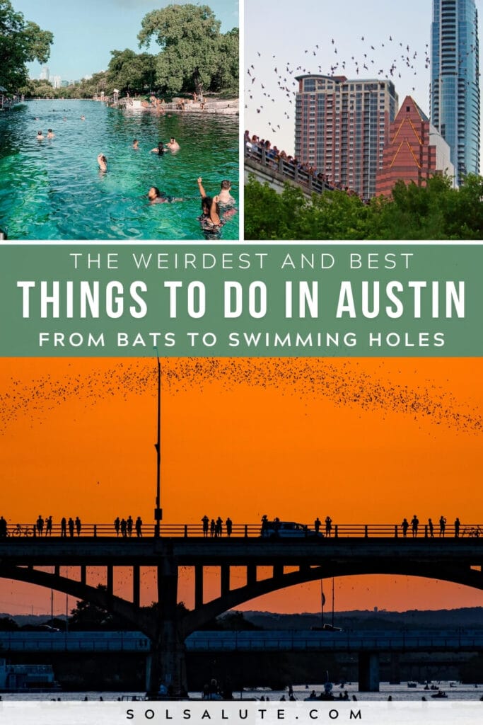 Things to do in Austin Texas | Austin Things to do | What to do in Austin Tx | Where to go in Austin | Things to see in Austin | Austin Attractions | The ideal Austin itinerary | Where to shop in Austin | How to see bats in Austin | Barton Springs Austin | Zilker Park Austin | Things to do in Texas | Texas Travel inspiration | Best murals in Austin | Austin street art guide | Texas road trip | Texas travel guides | Texas travel tips | Where to stay in Austin | Where to eat in Austin