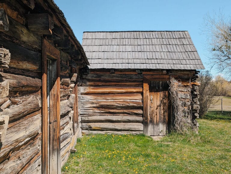 Old cabins owned by Butch Cassidy in Cholila Argentina