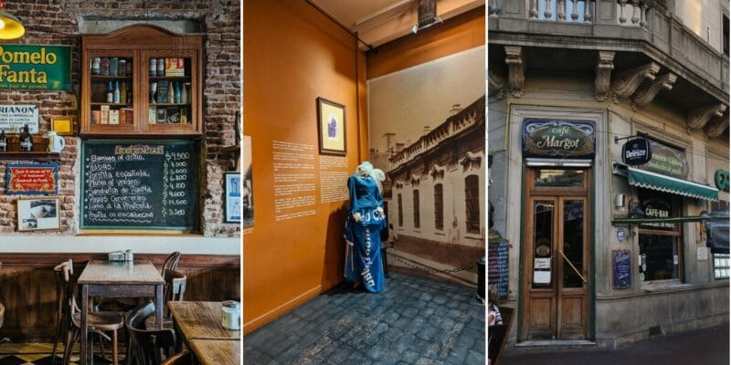 A collage of three photos of Boedo Buenos Aires